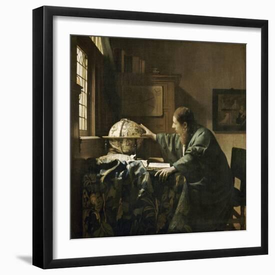 L'astronome dit aussi l'Astrologue-Johannes Vermeer-Framed Giclee Print