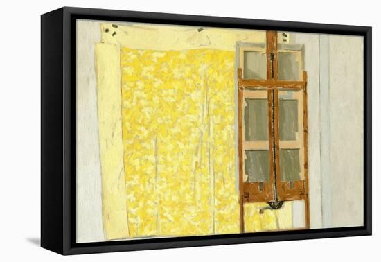 L'Atelier Au Mur Jaune, 2005-Delphine D. Garcia-Framed Stretched Canvas