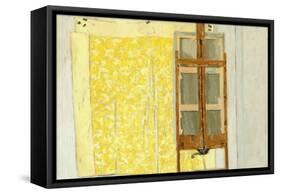 L'Atelier Au Mur Jaune, 2005-Delphine D. Garcia-Framed Stretched Canvas