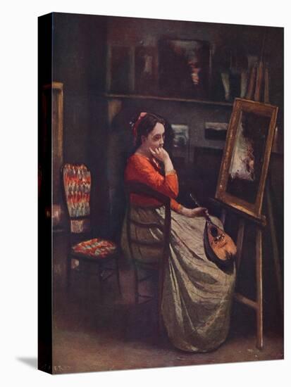 'L'atelier de Corot', c1865, (1939)-Jean-Baptiste-Camille Corot-Stretched Canvas