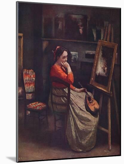 'L'atelier de Corot', c1865, (1939)-Jean-Baptiste-Camille Corot-Mounted Giclee Print