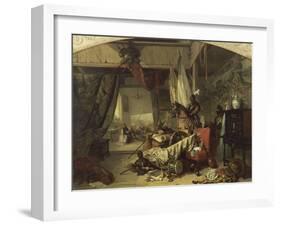 L'atelier de J. Courtois dit le Bourguignon-Louis Charles Auguste Couder-Framed Giclee Print