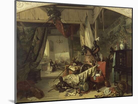 L'atelier de J. Courtois dit le Bourguignon-Louis Charles Auguste Couder-Mounted Giclee Print