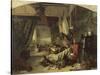 L'atelier de J. Courtois dit le Bourguignon-Louis Charles Auguste Couder-Stretched Canvas
