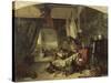 L'atelier de J. Courtois dit le Bourguignon-Louis Charles Auguste Couder-Stretched Canvas