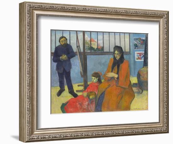 L'atelier De Schuffenecker (Schuffenecker's Studio) by Paul Gauguin-Paul Gauguin-Framed Giclee Print