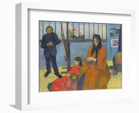 L'atelier De Schuffenecker (Schuffenecker's Studio) by Paul Gauguin-Paul Gauguin-Framed Giclee Print