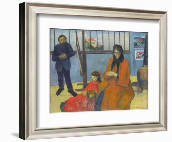 L'atelier De Schuffenecker (Schuffenecker's Studio) by Paul Gauguin-Paul Gauguin-Framed Giclee Print