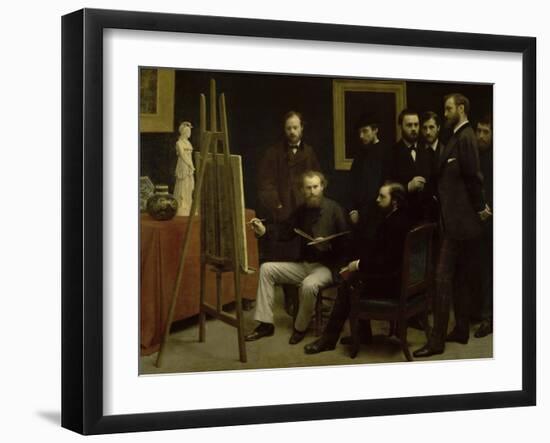 L'Atelier Des Batignolles-Henri Fantin-Latour-Framed Giclee Print