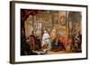 L'atelier Du Peintre (Studio of the Painter) - Oil on Copper by Johann Georg Platzer (1704-1761) --Johann Georg Platzer-Framed Giclee Print