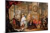 L'atelier Du Peintre (Studio of the Painter) - Oil on Copper by Johann Georg Platzer (1704-1761) --Johann Georg Platzer-Mounted Giclee Print