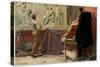 L'atelier Du Sculpteur  (The Sculptor's Studio) Peinture De Tom Roberts (1856-1931) - 1885 - Oil O-Tom Roberts-Stretched Canvas