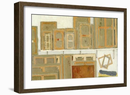 L'Atelier, Mur Est, Etude, 2004-Delphine D. Garcia-Framed Giclee Print