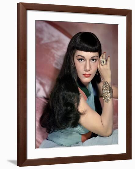 L'Atlantide SIREN OF ATLANTIS by Gregg C. Tallas with Maria Montez, 1949 (photo)-null-Framed Photo