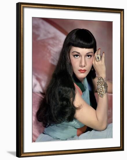 L'Atlantide SIREN OF ATLANTIS by Gregg C. Tallas with Maria Montez, 1949 (photo)-null-Framed Photo