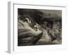 L'attaque du tigre-Louis Boulanger-Framed Giclee Print