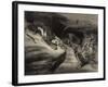 L'attaque du tigre-Louis Boulanger-Framed Giclee Print