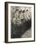 L'attente (seconde version)-Edgar Degas-Framed Giclee Print