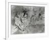 L'attente-Edgar Degas-Framed Giclee Print