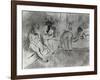 L'attente-Edgar Degas-Framed Giclee Print