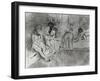 L'attente-Edgar Degas-Framed Giclee Print