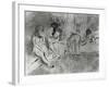 L'attente-Edgar Degas-Framed Giclee Print