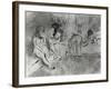 L'attente-Edgar Degas-Framed Giclee Print