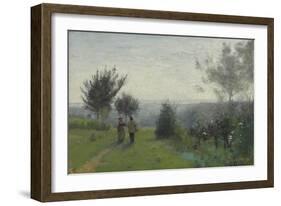 L'Aube Printanière-Jean-Baptiste-Camille Corot-Framed Giclee Print