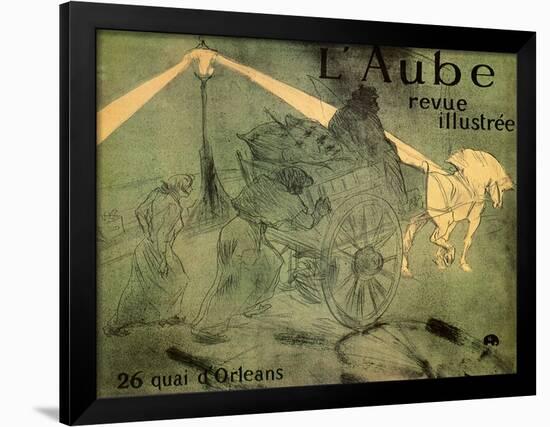 L'aube Revue Illustree, c.1896-Henri de Toulouse-Lautrec-Framed Giclee Print