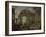 L'Aumône à Bélisaire dans des ruines-Giovanni Paolo Pannini-Framed Giclee Print