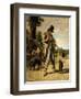 L'Aumone D'Un Mendiant-Gustave Courbet-Framed Giclee Print