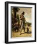 L'Aumone D'Un Mendiant-Gustave Courbet-Framed Giclee Print