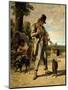 L'Aumone D'Un Mendiant-Gustave Courbet-Mounted Giclee Print