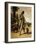 L'Aumone D'Un Mendiant-Gustave Courbet-Framed Giclee Print