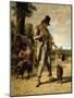 L'Aumone D'Un Mendiant-Gustave Courbet-Mounted Giclee Print