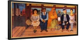 L'autobus-Frida Kahlo-Framed Art Print