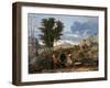 L'Automne, ou la Grappe de raisin rapportée de la terre promise-Nicolas Poussin-Framed Giclee Print