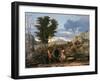 L'Automne, ou la Grappe de raisin rapportée de la terre promise-Nicolas Poussin-Framed Giclee Print