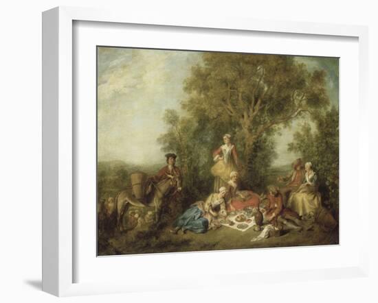 L'Automne-Nicolas Lancret-Framed Giclee Print