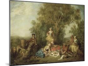 L'Automne-Nicolas Lancret-Mounted Giclee Print