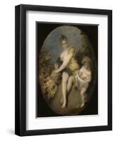 L'Automne-Jean Antoine Watteau-Framed Giclee Print