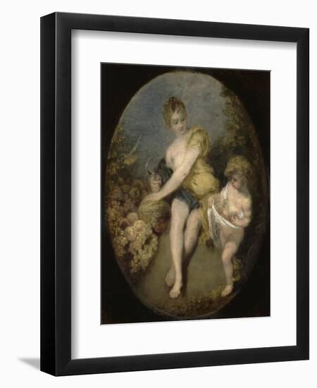 L'Automne-Jean Antoine Watteau-Framed Giclee Print