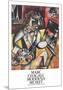L'Autoportrait Aux Sept Doigts-Marc Chagall-Mounted Collectable Print
