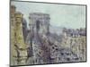 L'Avenue de Friedland, Paris 1925, 1925-Gustave Loiseau-Mounted Giclee Print