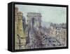 L'Avenue de Friedland, Paris 1925, 1925-Gustave Loiseau-Framed Stretched Canvas