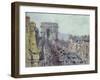 L'Avenue de Friedland, Paris 1925, 1925-Gustave Loiseau-Framed Giclee Print