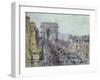 L'Avenue de Friedland, Paris 1925, 1925-Gustave Loiseau-Framed Giclee Print