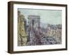 L'Avenue de Friedland, Paris 1925, 1925-Gustave Loiseau-Framed Giclee Print