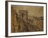 L'Avenue De Friedland, Paris, Cloudy Sky; L'Avenue De Friedland, Paris, Ciel Nuageux, 1925-Gustave Loiseau-Framed Giclee Print