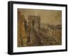 L'Avenue De Friedland, Paris, Cloudy Sky; L'Avenue De Friedland, Paris, Ciel Nuageux, 1925-Gustave Loiseau-Framed Giclee Print